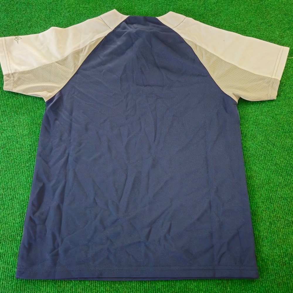 Alleson Athletic Youth‎ Baseball Jersey Short Sleeve Navy Gray White Size S - Picture 4 of 4
